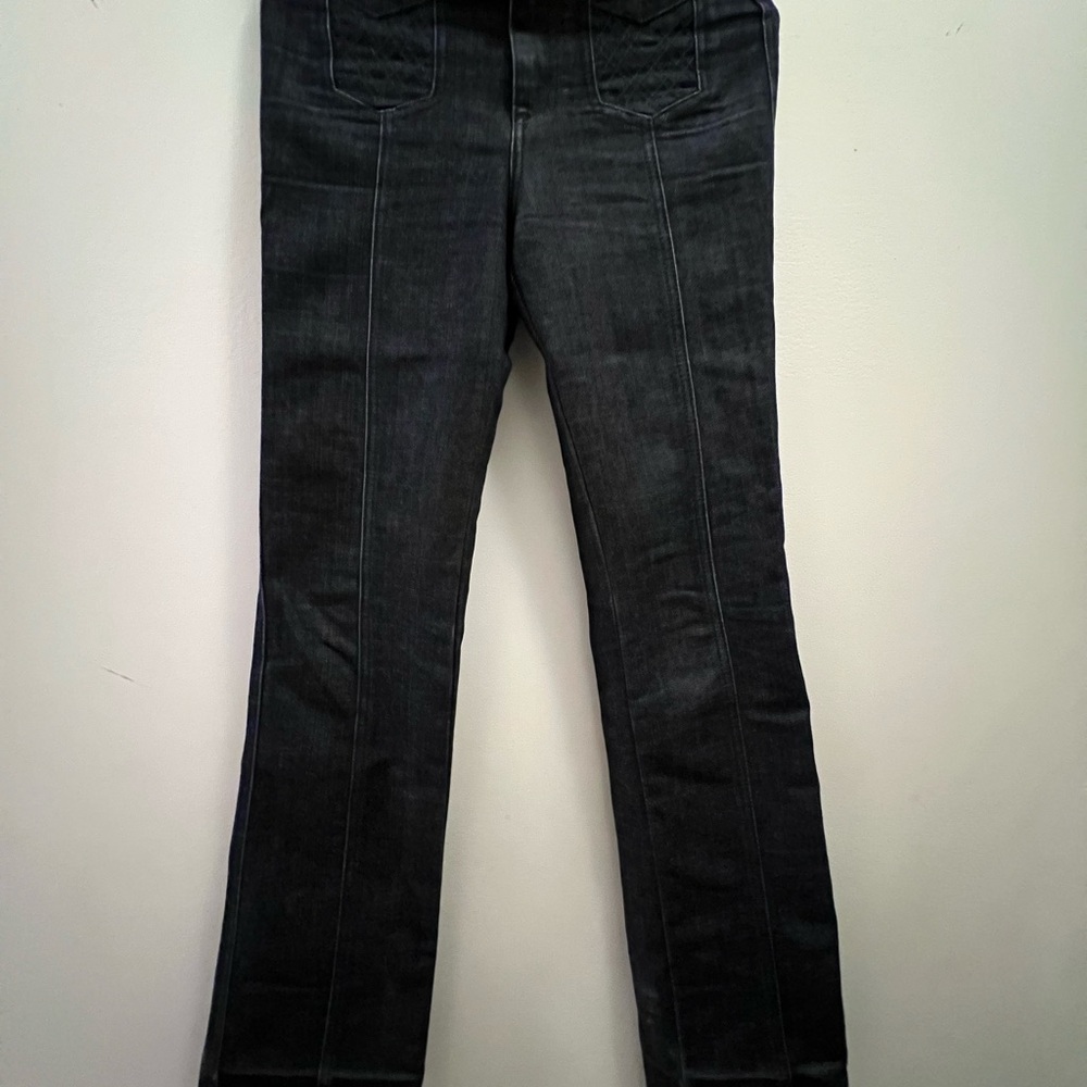Dark Flare Wide Leg Jeans
